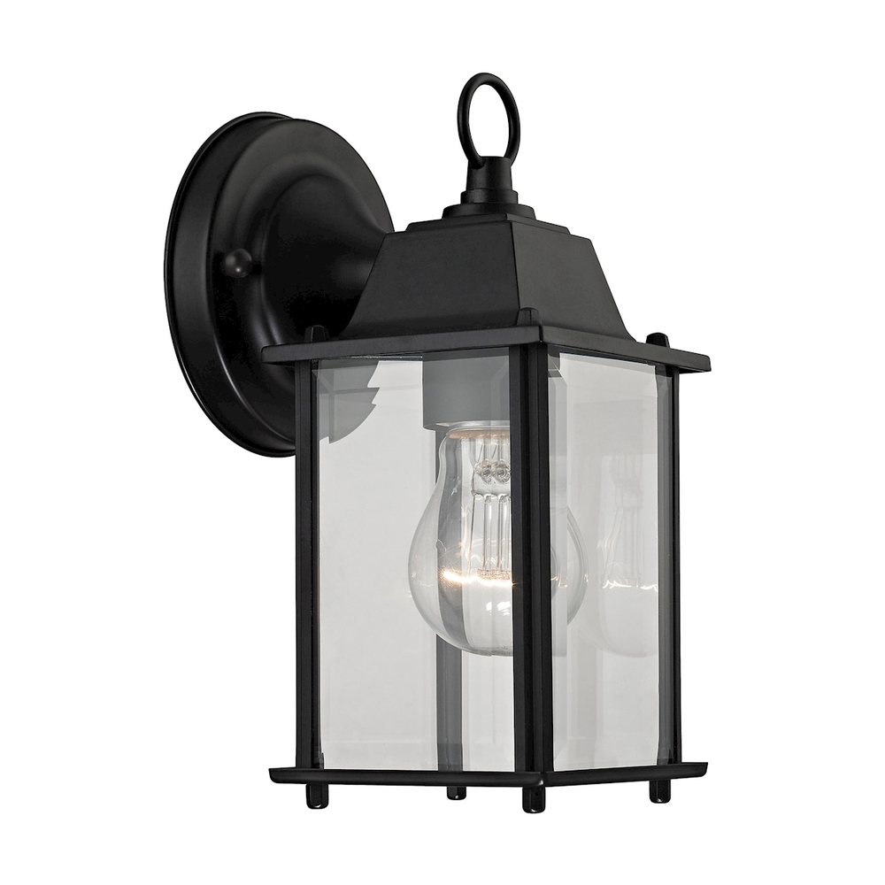 Thomas - Cotswold 9'' High 1-Light Outdoor Sconce - Matte Black