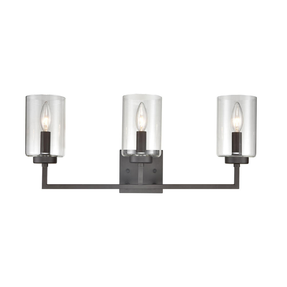 Thomas - West End 23'' Wide 3-Light Vanity Light - Oil Rubbed Bronze