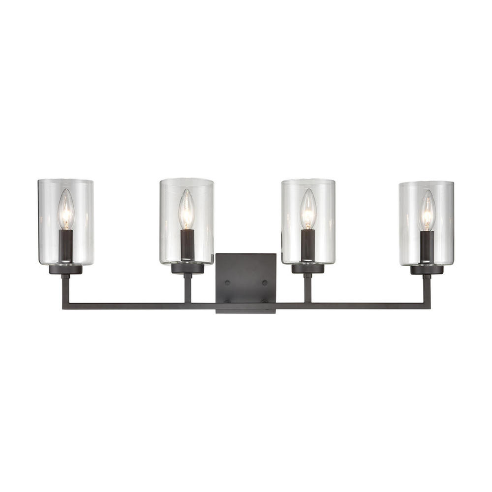 Thomas - West End 29.75'' Wide 4-Light Vanity Light - Oil Rubbed Bronze