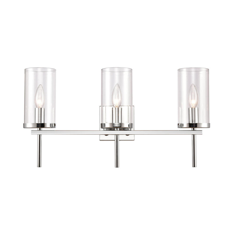 Thomas - Oakland 23'' Wide 3-Light Vanity Light - Chrome