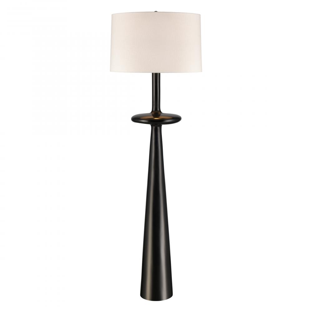 Abberley 69'' High 1-Light Floor Lamp - Black