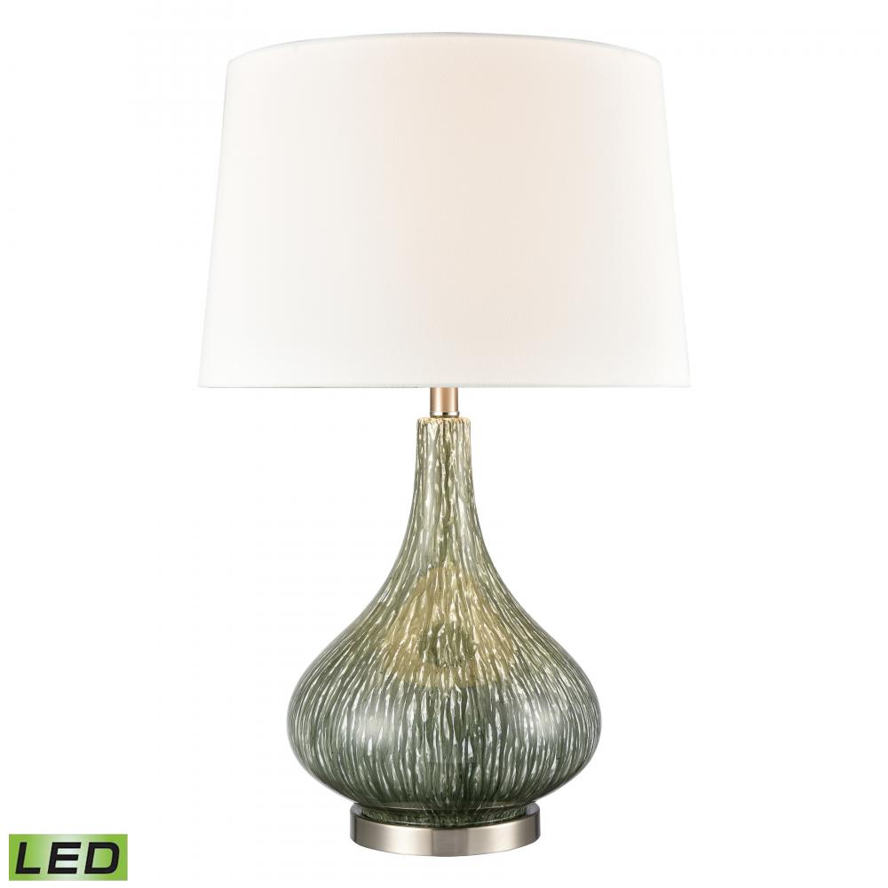 Northcott 28'' High 1-Light Table Lamp - Green - Includes LED Bulb
