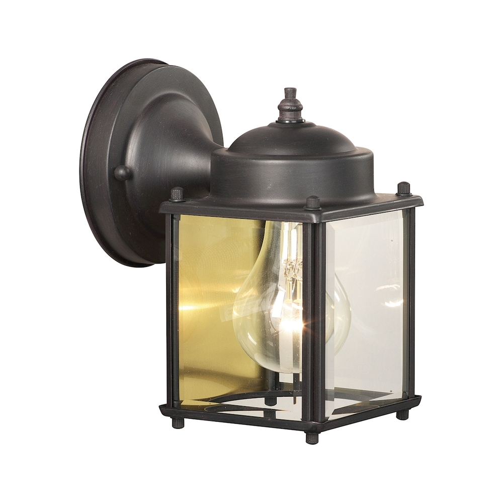 Thomas - Outdoor Essentials 7.5'' High 1-Light Outdoor Sconce - Painted Bronze