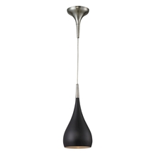 ELK Home 31341/1OB - Lindsey 1-Light Mini Pendant in Satin Nickel with Oiled Bronze Shade