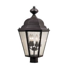 ELK Home 8903EP/75 - Thomas - Cotswold 18'' High 4-Light Outdoor Post Light - Oil Rubbed Bronze