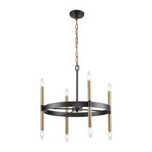 ELK Home CN260621 - Thomas - Notre Dame 6-Light Chandelier in Oil Rubbed Bronze and Gold