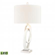 ELK Home H0019-8064-LED - Jovian 30'' High 1-Light Table Lamp - Matte White - Includes LED Bulb