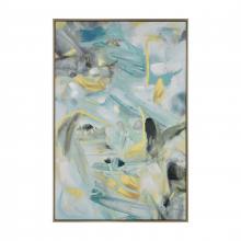 ELK Home H0026-10457 - Trumpet Floral Abstract Framed Wall Art