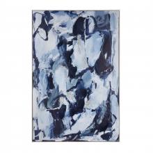 ELK Home S0056-10452 - Blue Flush Abstract Framed Wall Art