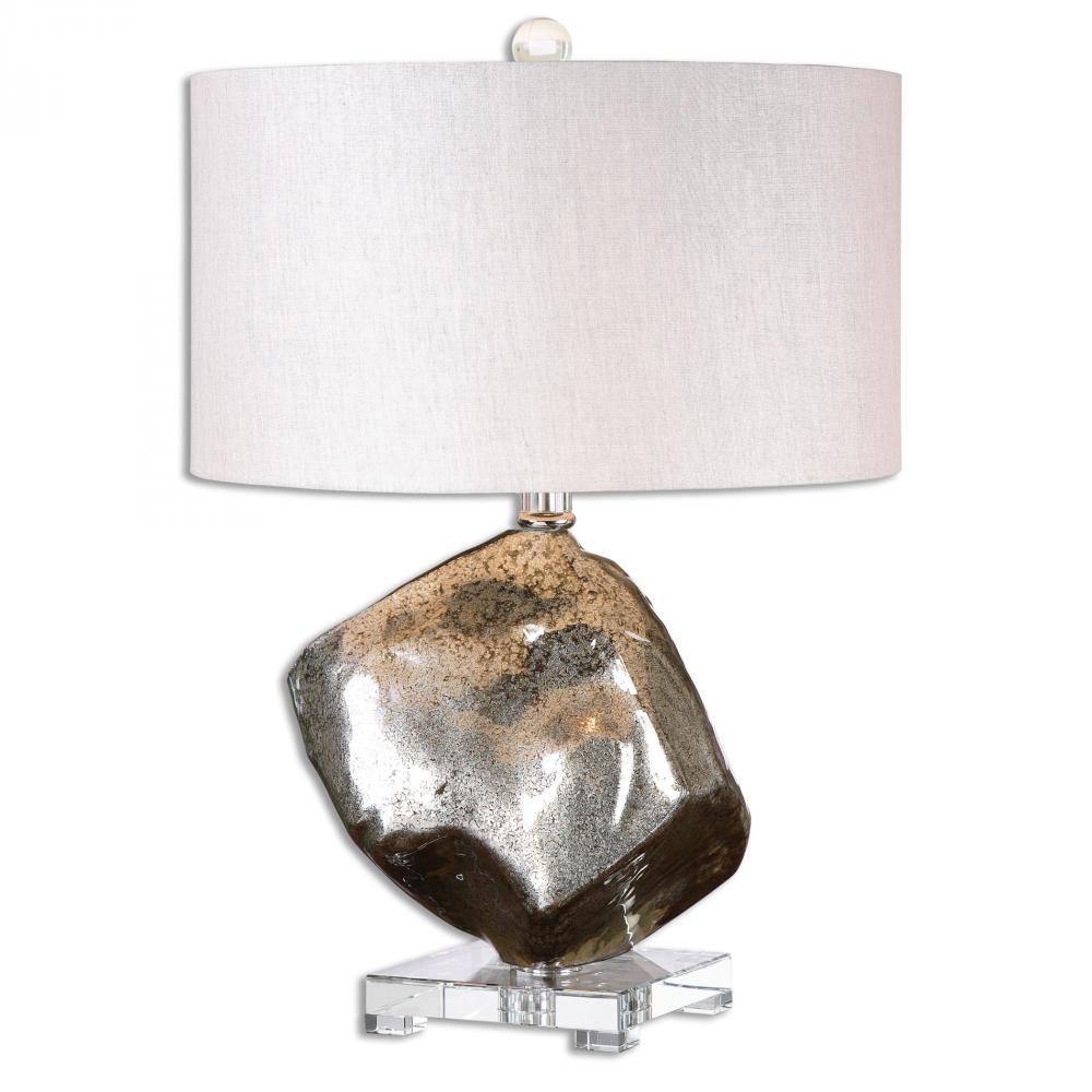 Uttermost Everly Silver Glass Table Lamp