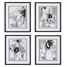 Uttermost 41419 - Uttermost Tangled Threads Abstract Framed Prints, S/4