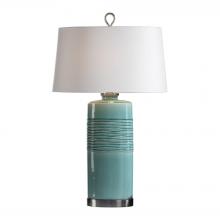 Uttermost 27569 - Uttermost Rila Distressed Teal Table Lamp