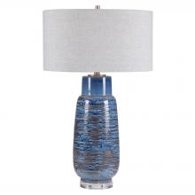 Uttermost 28276 - Uttermost Magellan Blue Table Lamp