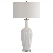 Uttermost 28374-1 - Uttermost Strauss White Ceramic Table Lamp