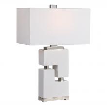 Uttermost 28468-1 - Uttermost Tetris White Table Lamp