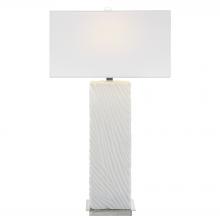 Uttermost 30066 - Uttermost Pillar White Marble Table Lamp